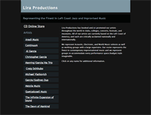 Tablet Screenshot of liraproductions.com